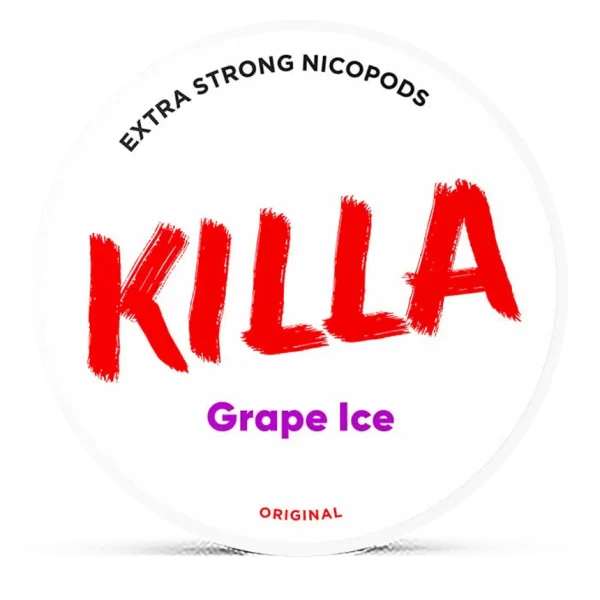 Killa Grape Ice Extra Strong nicotine pouches can