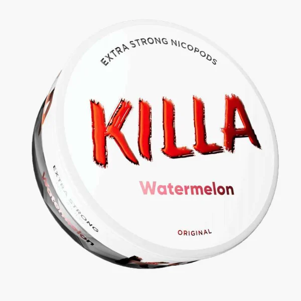 Killa Watermelon Extra Strong nicotine pouches can