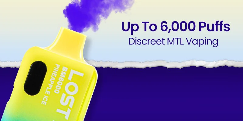 Lost Mary BM6000 pod, up to 6000 puffs