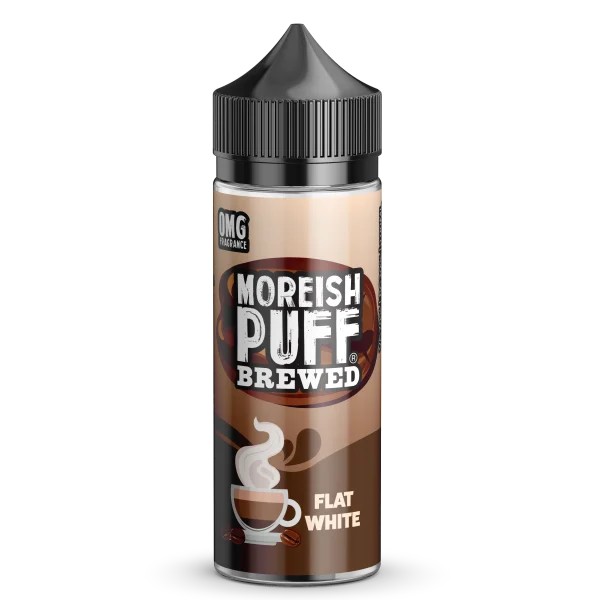 Moreish Puff Flat White Brewed 100ml shortfill e-liquid