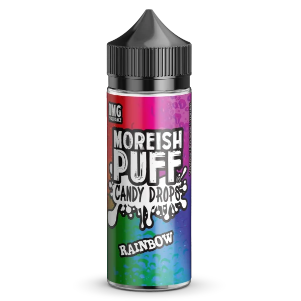 Moreish Puff Rainbow Candy Drops 100ml shortfill e-liquid