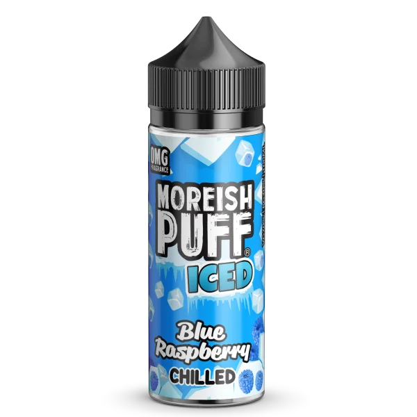 Moreish Puff Blue Raspberry Chilled Iced 100ml shortfill e-liquid