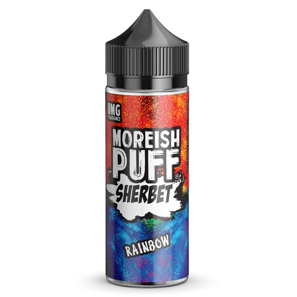 Moreish Puff Rainbow Sherbet 100ml shortfill