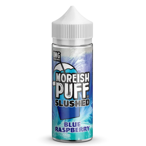 Moreish Puff Blue Raspberry Slushed 100ml shortfill e-liquid