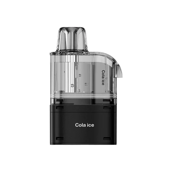 Nexel Thunder prefilled pod in Cola Ice showing the 2ml pod and 10ml refill base