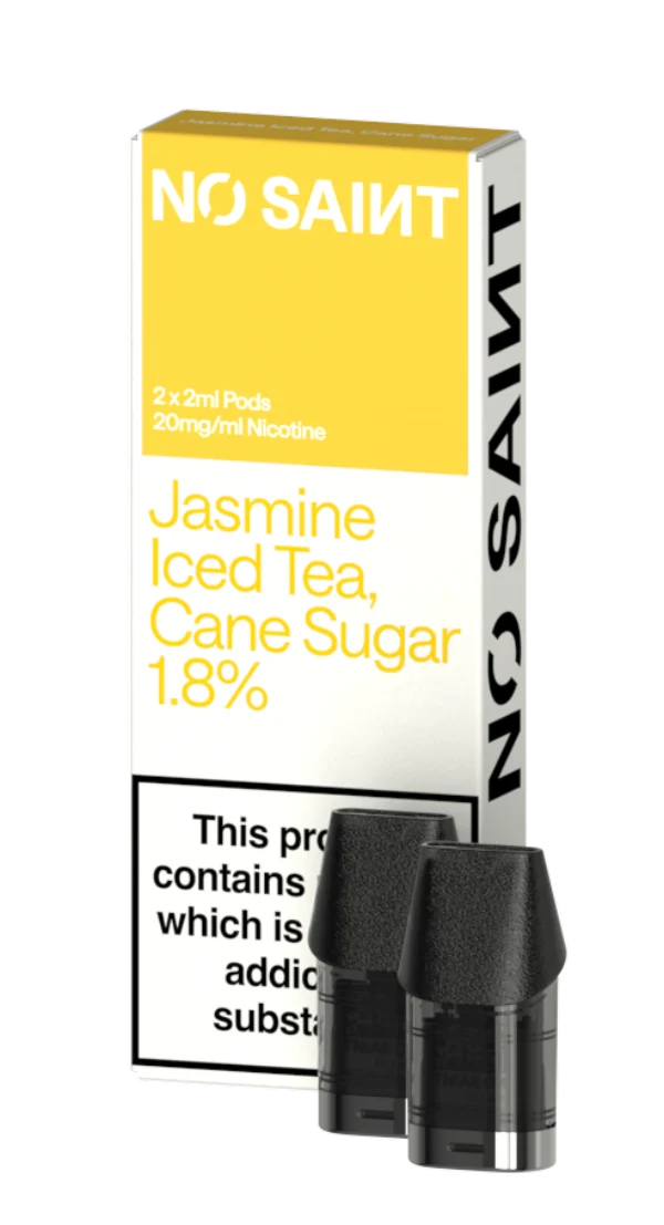 NO SAINT Jasmine Iced Tea Cane Sugar pod, yellow Nectar Series packaging
