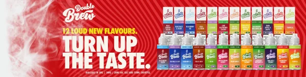 Ohm Brew brand banner showing Double Brew Bar Series range