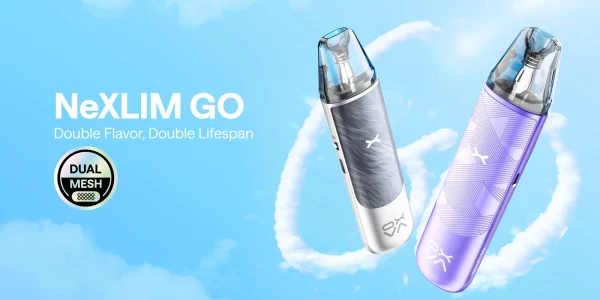 OXVA NeXLIM Go pod kit in two colours