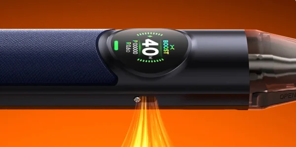 OXVA Nexlim 0.85 inch colour screen showing Boost mode at 40W