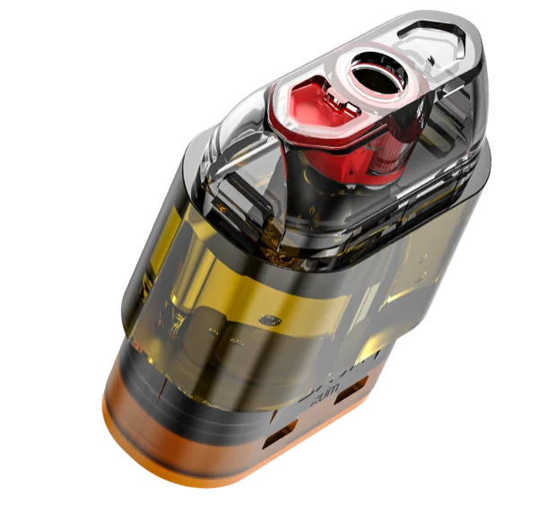 OXVA Xlim EZ pod showing the red top-fill port under the flip cap