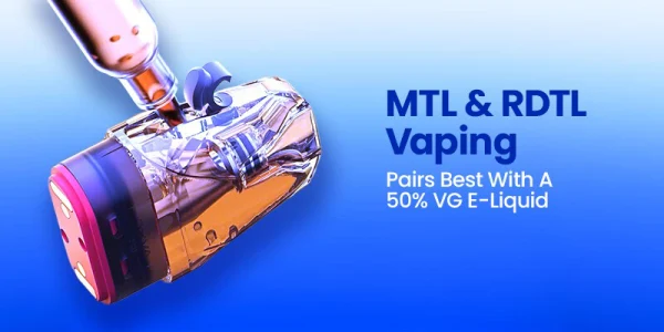 OXVA Xlim Pro 3 MTL and RDTL vaping, pairs best with a 50/50 e-liquid