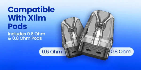 OXVA Xlim Pro 3 compatible XLIM pods in 0.6 and 0.8ohm