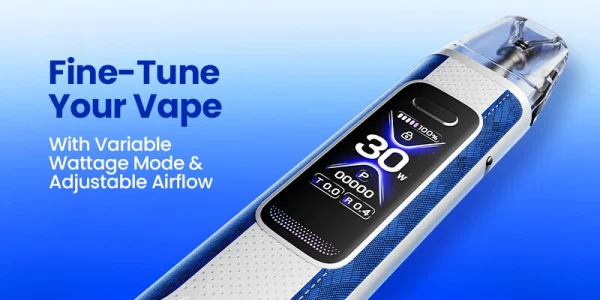 OXVA Xlim Pro 3 HD colour screen with variable wattage and adjustable airflow
