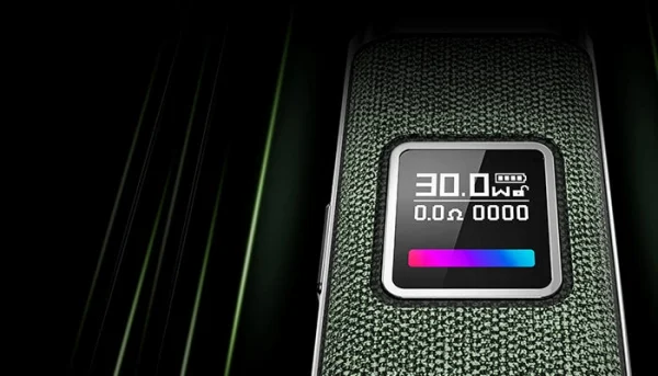 OXVA Xlim Pro Limited Edition colour screen showing 30W