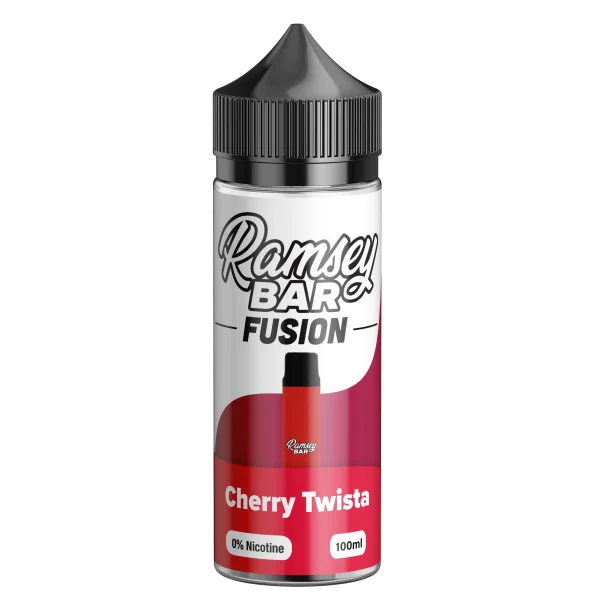 Ramsey Bar Fusion Cherry Twista 100ml shortfill bottle, 0mg 70/30 cherry