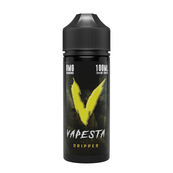 Vapesta Dripper 100ml shortfill bottle by Moreish Puff, 0mg 70/30 energy drink and cola