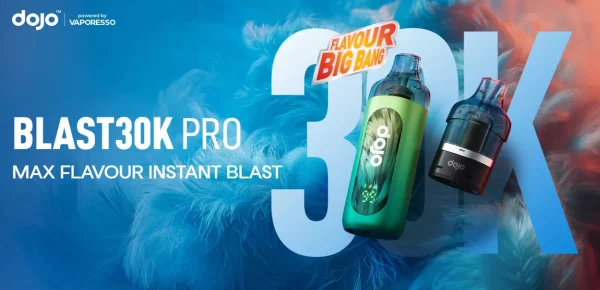 Vaporesso Dojo Blast 30K Pro big-puff prefilled pod kit