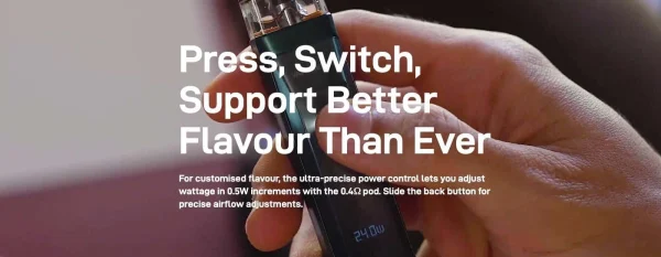 Vaporesso XROS Pro adjustable power and airflow control