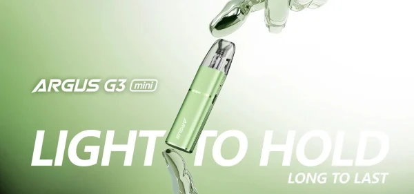 VooPoo Argus G3 Mini, light to hold