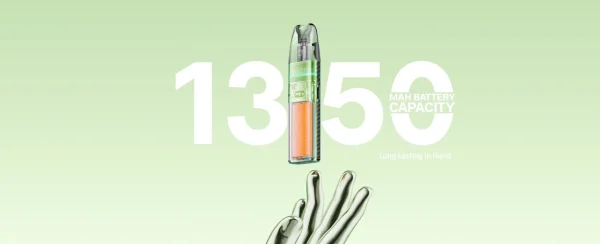 VooPoo Argus G3 Mini showing its 1350mAh battery