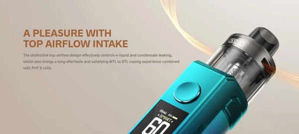 VooPoo Drag S2 top airflow intake