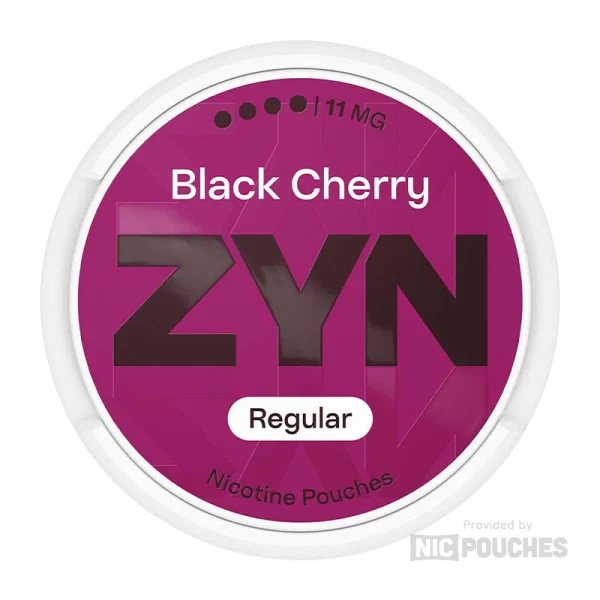 ZYN Black Cherry nicotine pouches can