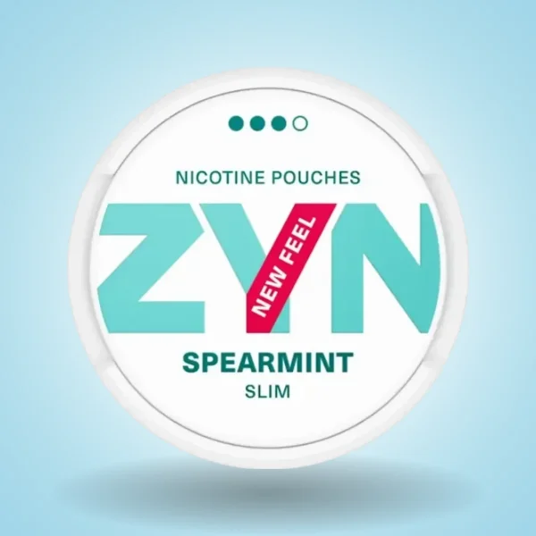 ZYN Spearmint Slim nicotine pouches can New Feel